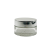 Pomadera Vidrio Estriada Tapa plata 30 ml