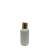 Botella Berlin PET Blanca 125 ml Tapa Disc Top Blanca Casquillo Dorado
