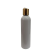 Botella Jefferson Boston PET Blanca 250 ml Tapa Disc Top Blanca Casquillo Dorado