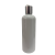 Botella Jefferson Boston PET Blanca 500 ml Tapa Disc Top Blanca Casquillo Plateado