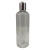 Botella Jefferson Boston PET Cristal 500 ml Tapa Disc Top Blanca Casquillo Plateado