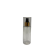 Botella Tubo Cosmética PET Cristal 150 ml Atomizador de botón Negro Casquillo Dorado con Sobretapa