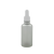 Gotero Vidrio Mate 30 ml Bulbo Blanco