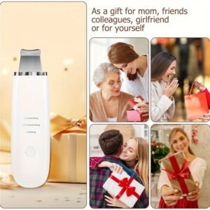 Skin Scrubber Ultrasónico 3 en 1 para Limpieza Facial con kit Sacacomedones de Acero - Imagen 7