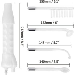 Alta Frecuencia Facial Profesional | Equipo con 4 Electrodos para Spa - Imagen 4