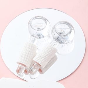 2 Globos de Hielo para Facial | Masajeador Refrescante para Rostro y Ojos - Imagen 9