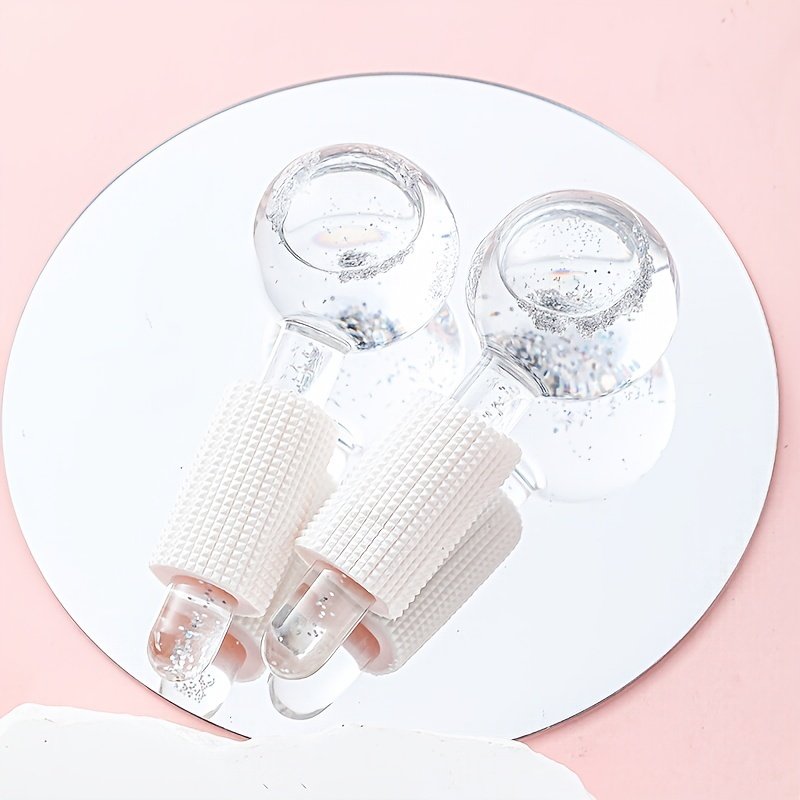 2 Globos de Hielo para Facial | Masajeador Refrescante para Rostro y Ojos - Imagen 9
