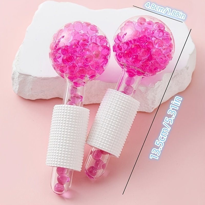 2 Globos de Hielo para Facial | Masajeador Refrescante para Rostro y Ojos - Imagen 7