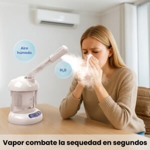 Vaporizador Facial Profesional con Ozono | Equipo Nano Iónico para Spa - Imagen 3