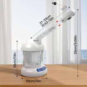 Vaporizador Facial Profesional con Ozono | Equipo Nano Iónico para Spa
