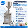 Llenadora neumática vertical para líquidos y cremas