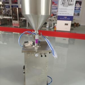 Alternative view of Llenadora neumática vertical para líquidos y cremas